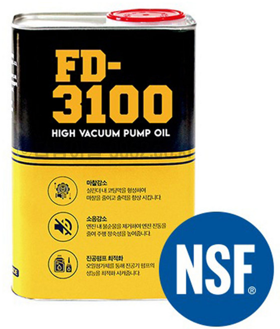식품용 진공펌프오일 FD-3100(1L) HACCP 육가공 식품기계 윤활유 미네랄오일, 1개