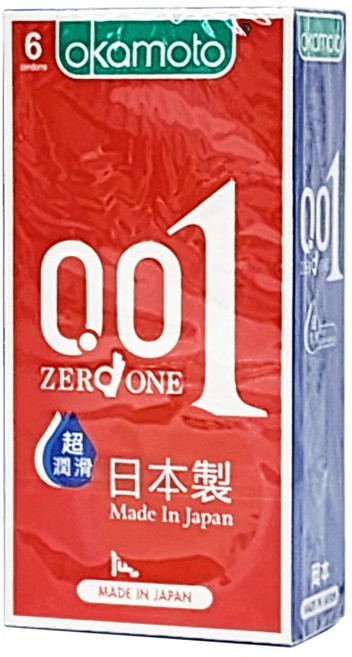 岡本001 超潤滑保險套, 1個