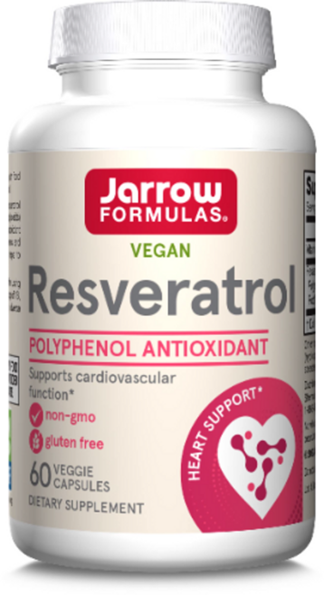 재로우 레스베라트롤 100mg 베지캡 비건 글루텐 프리, 60정, 1개
