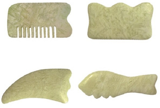 [씨엔아이] 연옥 괄사마사지 전신관리 경락마사지기 피부샵괄사, 3.연옥 물고기괄사, 1개