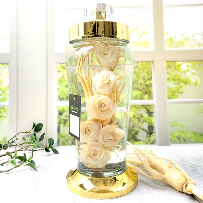 인삼담금주 키트 만들기 재료 담금인삼주 선물[담금술제외], 1개, 1.8L(인삼꽃6송이)