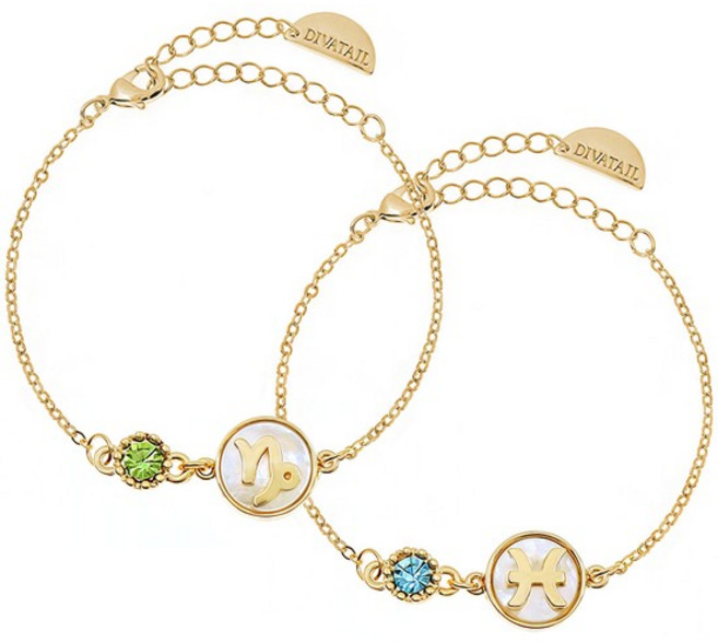 디바테일 [선물포장]팔레트 탄생석+별자리 매듭팔찌(5컬러)