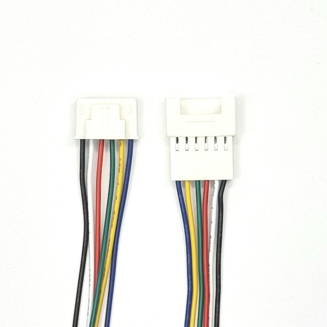 미니 하네스 6P 일반 커넥터 암수세트 18cm 자동차 배선연결 전선연결 잭, 1개