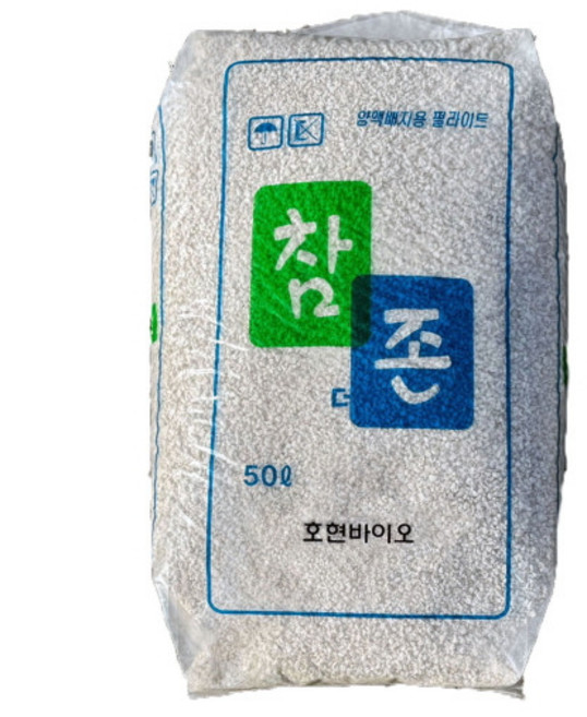 참더존 프리미엄 인공토양 펄라이트 50L 대용량 대립 분갈이흙 통기 배수 함수 양액, 1개