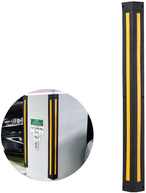 1M 고무 A형 주차장 코너 기둥보호대 모서리 코너가드, 1개