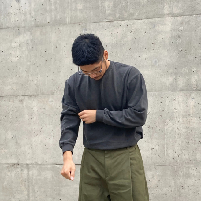 남녀공용 피그먼트 워싱 10수 무지 티셔츠 오버핏 긴팔티 5color