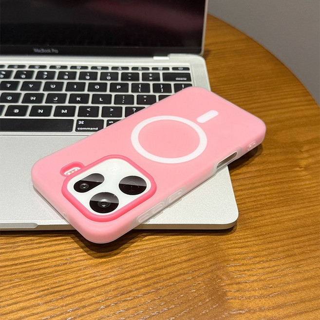 霧面二合一果凍磁吸充電手機殼-防摔殼