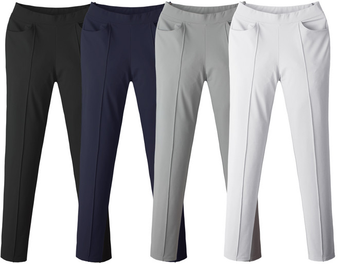 니키진 여름 아이스 핀턱바지 스판 밴딩팬츠 슬림일자 빅사이즈 NO206 긴바지