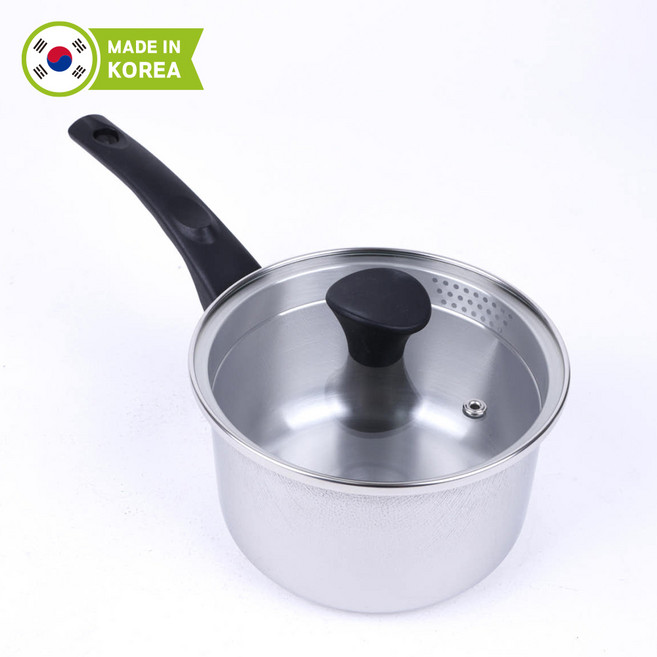 리빙글로리 스텐 인덕션라면냄비16cm