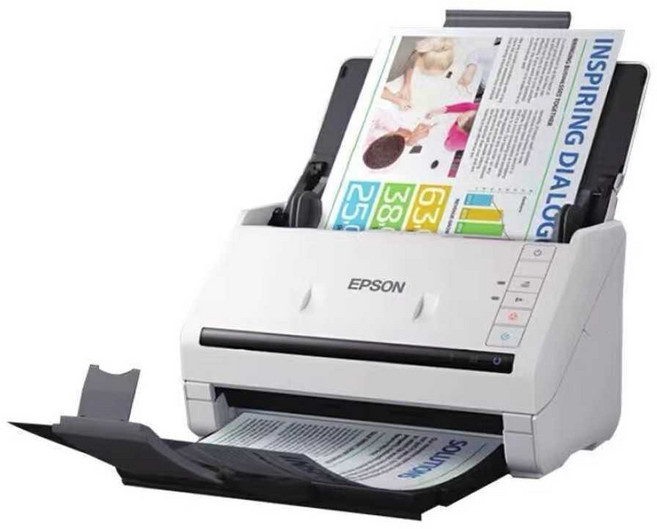 엡손 속 양면 북 스캐너스캐너, 1개, 화이트 DS-1660W