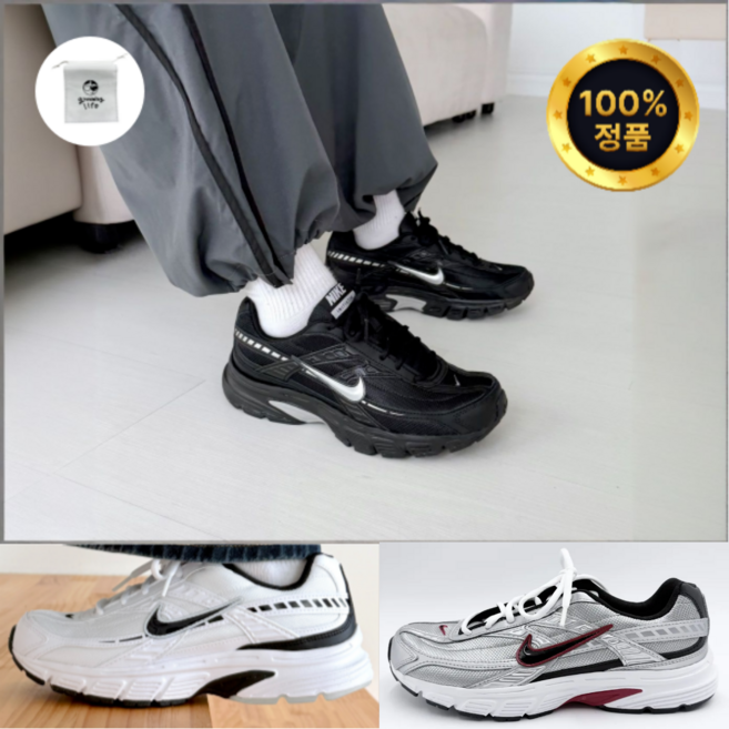 나이키 이니시에이터 런닝화 블랙 화이트 남녀공용 남성 러닝화 grooming life 사은품 증정