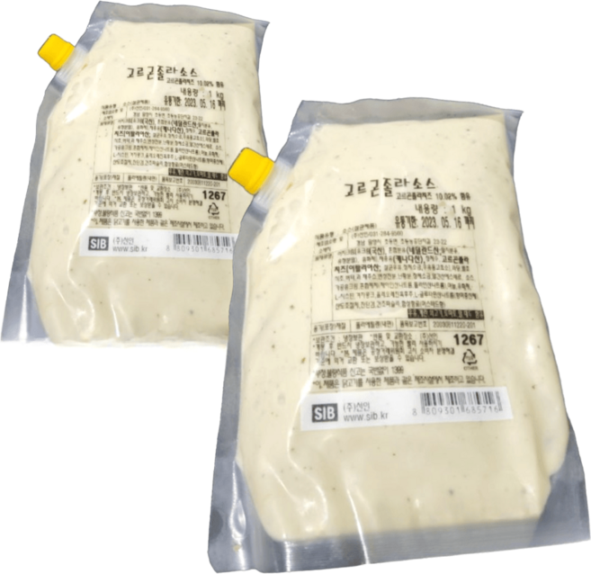 선인 고르곤졸라 소스 고소한 크림소스, 2개, 1kg