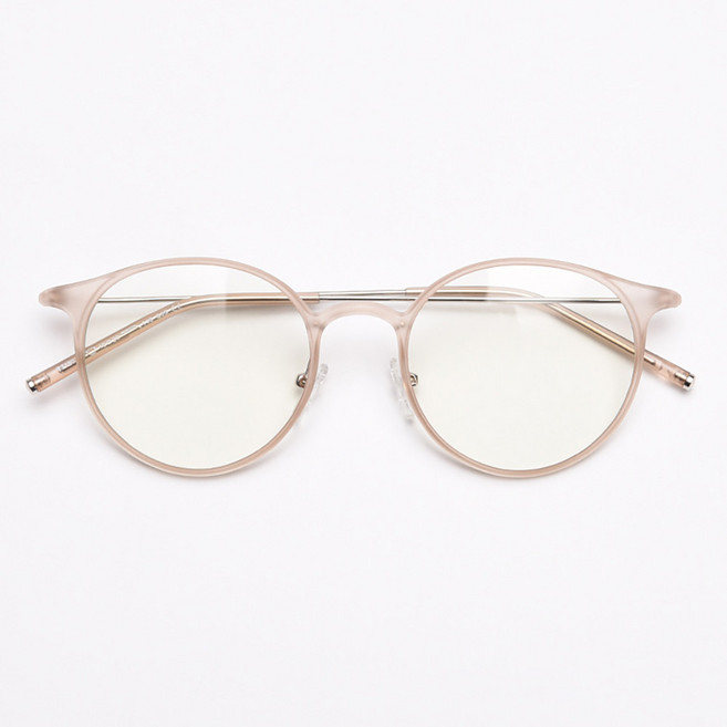 알작은 둥그라미 안경테 초경량 안티 블루라이트 안경 (렌즈 포함 14g)