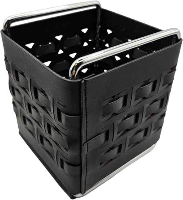 데스크테리어 연필꽂이 대용량 필기구정리함, 1개, 블랙