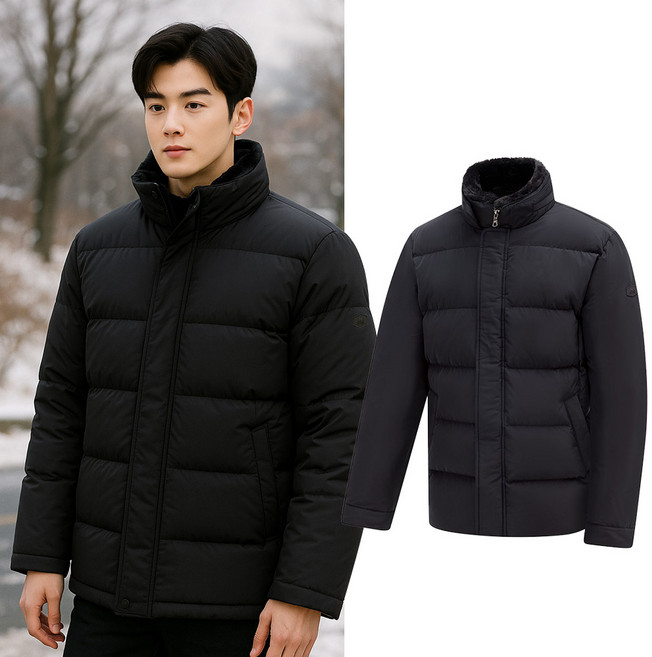 콜핑 남성 겨울 구스폴 보온 퍼 등산 패딩 자켓 KSC855SO2M