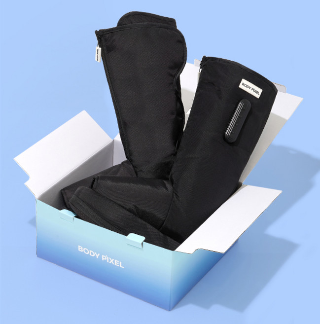 바디픽셀 셀레그 에어부츠 발 다리 마사지기 1세트