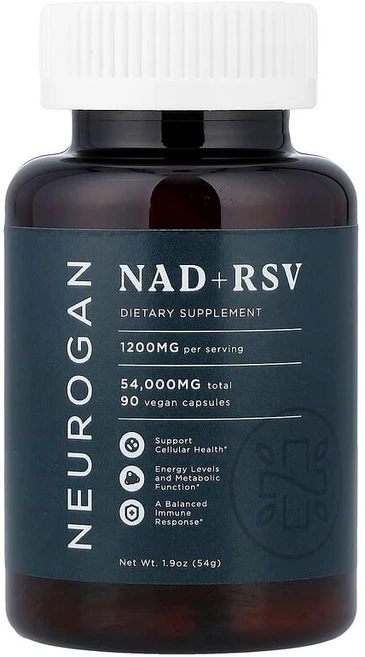 Neurogan Health NAD + RSV 베지 캡슐 90정 54g(1.9oz) NEG-55218, Neurogan th, NAD + RSV, 90 비건, 1개 - 쿠팡