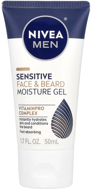니베아 맨 센서티브 페이스 & 비어드 모이스처 젤 50ml (1.7 fl oz) NIV-03872 - 쿠팡