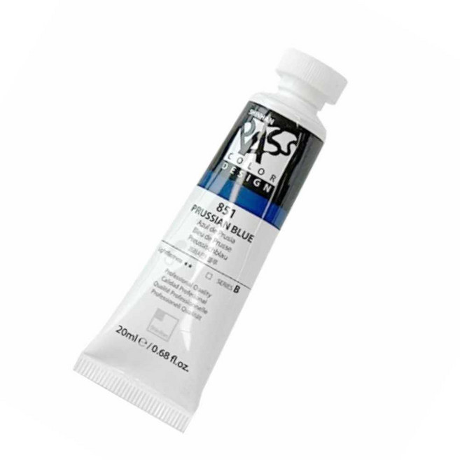 신한 패스컬러물감 낱색 B 20ml 851 프러시안 블루