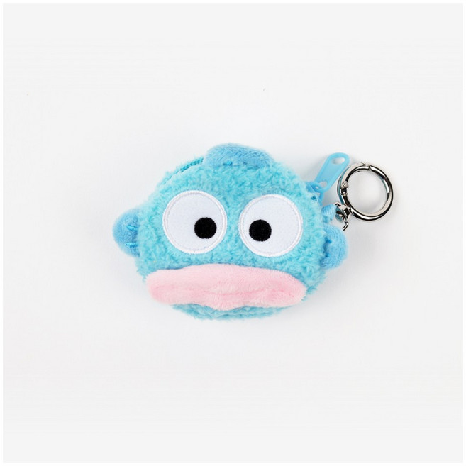 산리오 캐릭터즈 미니 동전 지갑 파우치 고리형 이어폰 케이스