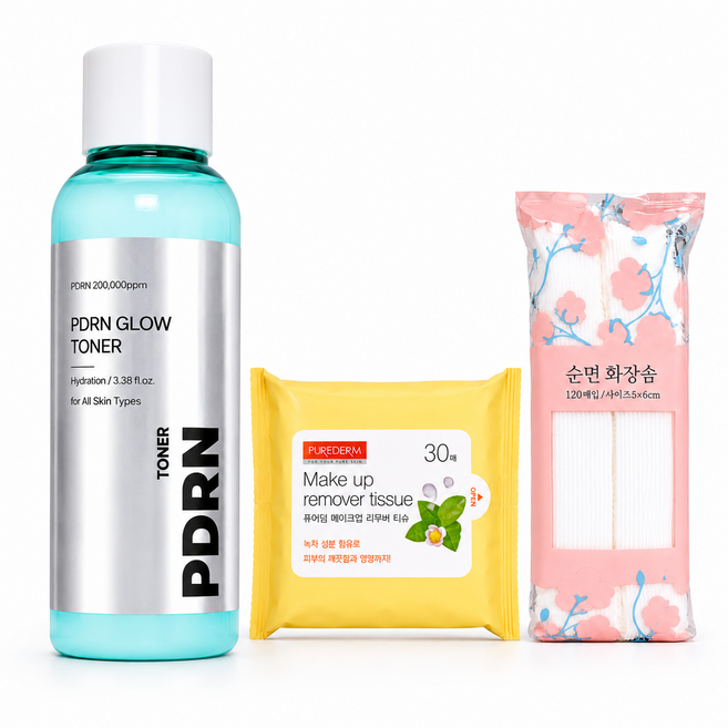 브이티 피디알엔 광채 토너 200ml 스킨케어 세트, 1세트