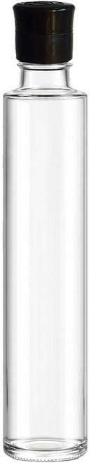 담은 오일러스원형기름병180 유리병 60개 (마개 실리콘이중캡 소캡용)