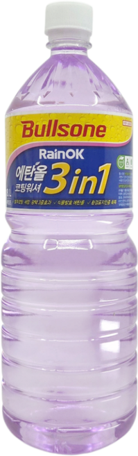 불스원 레인 OK 프리미엄 발수코팅 에탄올워셔 1800ml, 1개, 1.8L
