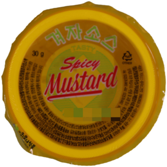 뫼루니식품 디핑소스 일회용 겨자소스, 60개, 30g