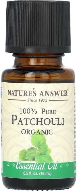 Nature's Answer 유기농 에센셜 오일 순수 100% 파촐리 15ml(0.5fl oz), NaturesAnswer유기농에센셜오일순수100파촐리1, 1개, 15ml - 쿠팡