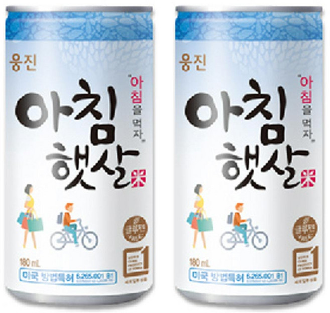 웅진 아침햇살, 180ml, 20개