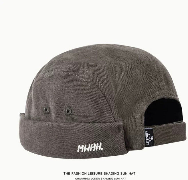 ScottyBear 質感復古工業風水兵帽地主帽 日系雅痞百搭嘻哈帽子女帽CM070