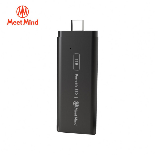 Meet Mind GEN2-04 SSD 固態行動碟 1TB, 黑色