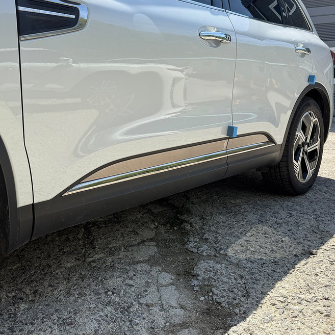 디디앤카 더뉴 QM6 악세사리 도어가니쉬 용품 호환, 05.태풍 실버