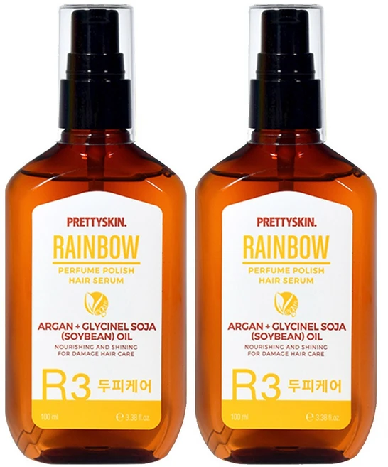 프리티스킨헤어에센스 퍼퓸 헤어세럼 아르간 오일 두피 케어 100ml 3개, 2개 - 쿠팡