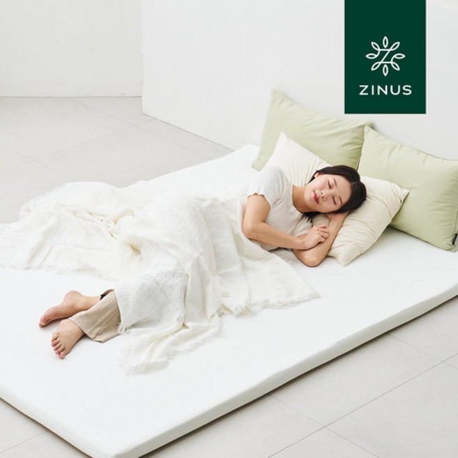 [리뉴얼 출시]지누스 그린티 메모리폼 토퍼 10cm SS 슈퍼싱글 매트리스 침대 바닥, 멀티