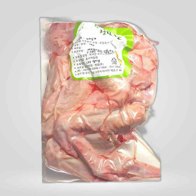 FK 청림 오리 날개뼈 오리정육 오리요리 1kg 오리뼈, 본상품