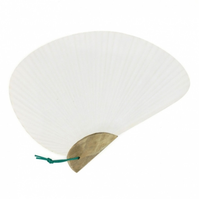 오꿈 부채만들기 캘리그라피 한지부채, 조개부채, 1세트