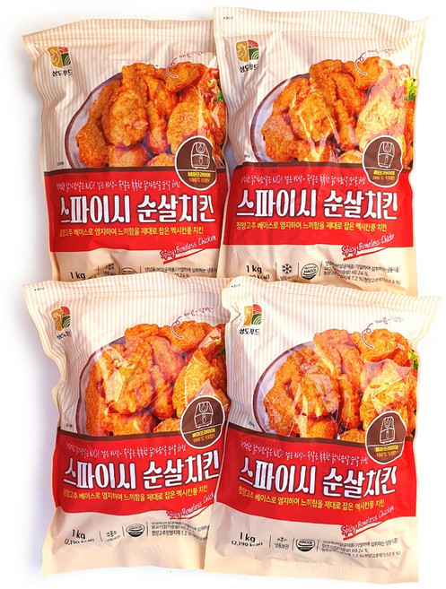 상도푸드 스파이시 순살치킨 가라아게, 4개, 1kg