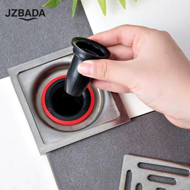 세면대 하수구 냄새 날파리 제거 악취방지 트랩 배수구 유가 2개세트, 블랙