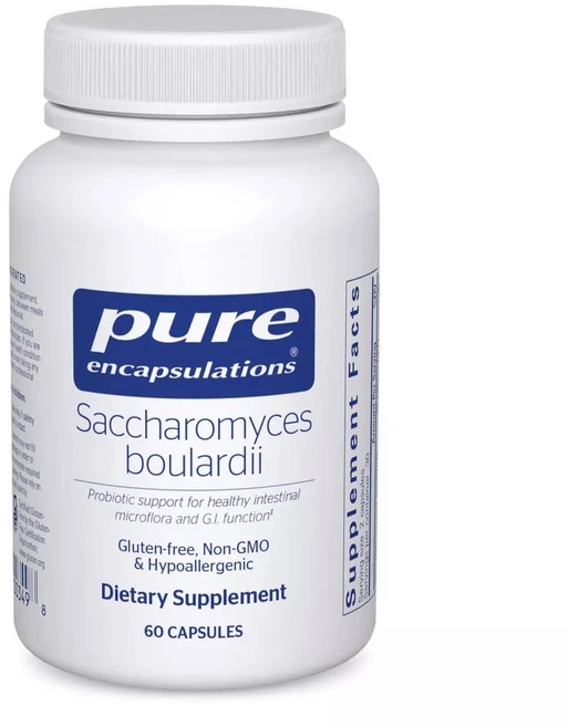 Pure Encapsulations Saccharomyces Boulardii 퓨어 인캡슐레이션 사카로미세스 보울라디 60정, 1개 - 쿠팡