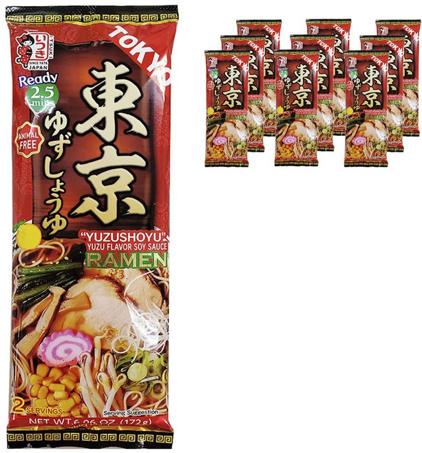 이츠키 도쿄 유자 쇼유 라멘 172g, 10개