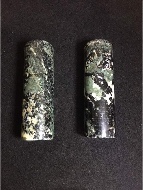 綠雨花石圓印章 附贈精美錦盒 書法篆刻收藏禮品, 1個, 綠