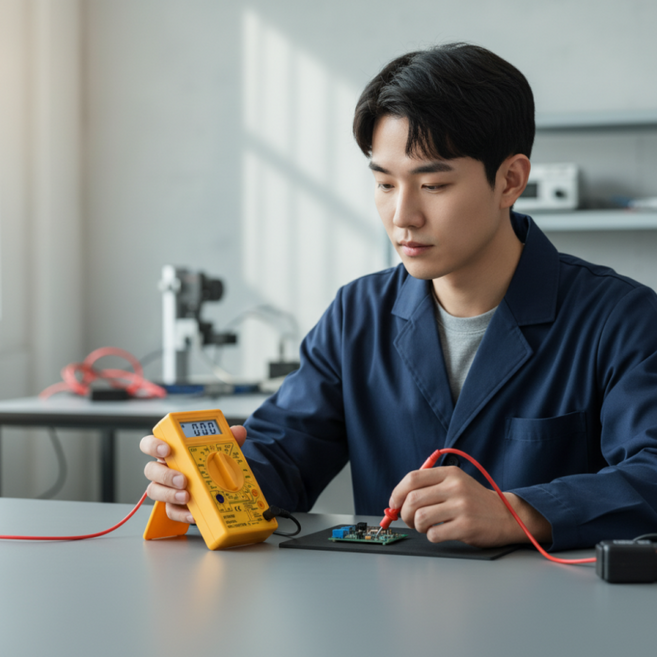 쿨템 다기능 디지털 멀티미터 테스터기 CT-DT830B, 1개