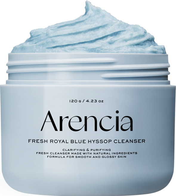 Arencia 藍艾草米麻糬潔面乳 溫和保濕深層清潔毛孔 洗後肌膚水潤Q彈, 1個, 120g