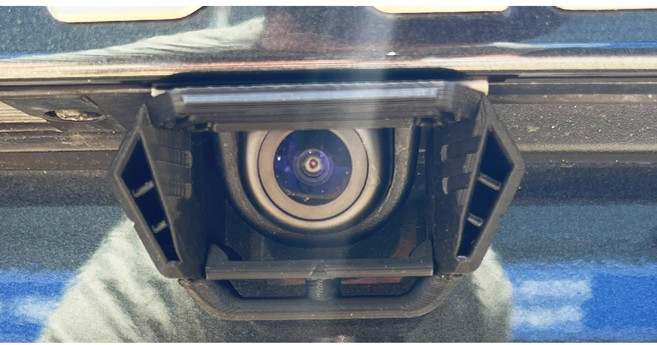 쌍용 토레스 전용 후방카메라 빗물가리개 햇빛가리개 레인빗물커버 덮개 와류분산형, 있음, 흰색, 1개