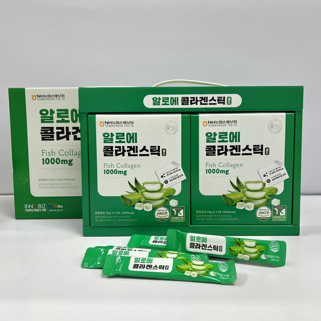 알로에 피쉬콜라겐스틱 골드, 20g