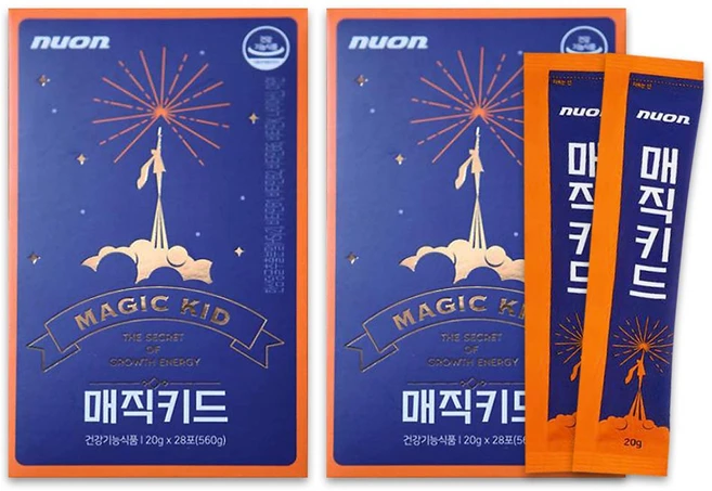 뉴온 매직키드 한삼덩굴추출물 HSy2 키성장, 2박스 - 쿠팡