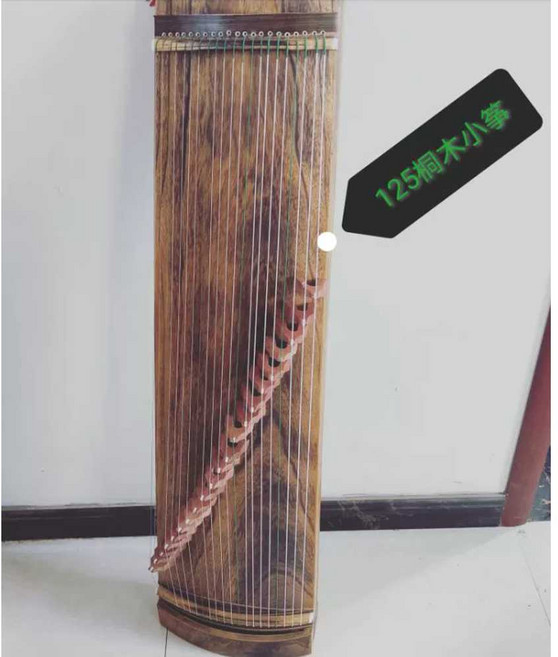 가야금 악기 연습용 원목 취미용 국악기 교육용 현악기 케이스, 125 오리지널 컬러 오동나무 액세서리 세트, 1개