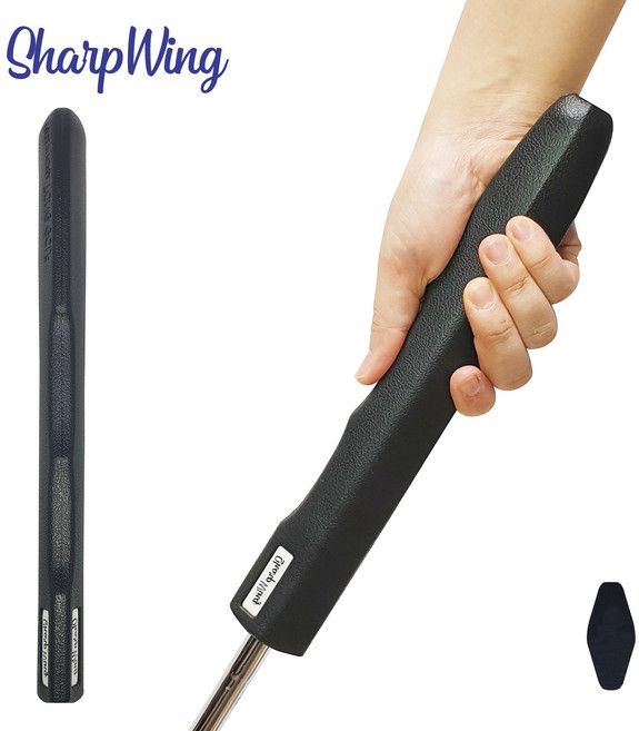 당겨치지 않는 퍼터그립 / 방향성 최대의 칼그립 / 투어21 그립 / 샤프윙 그립, 샤프윙 / 화이트