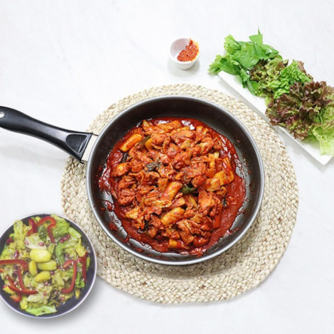 친구네 닭갈비 국내산 닭다리로 만든 양념닭갈비 600g, 1개